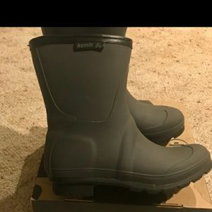 Kamik women's  size 6 charcoal rain boots